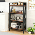 56.30'' Bakers Rack 4-Level Storage Shelves
