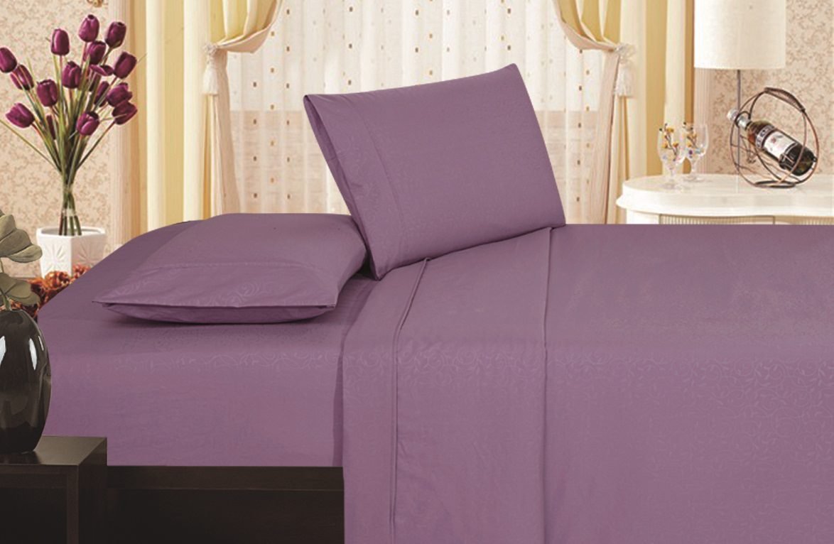 Decor&More 1800 Series Vine Embossed Sheet Set