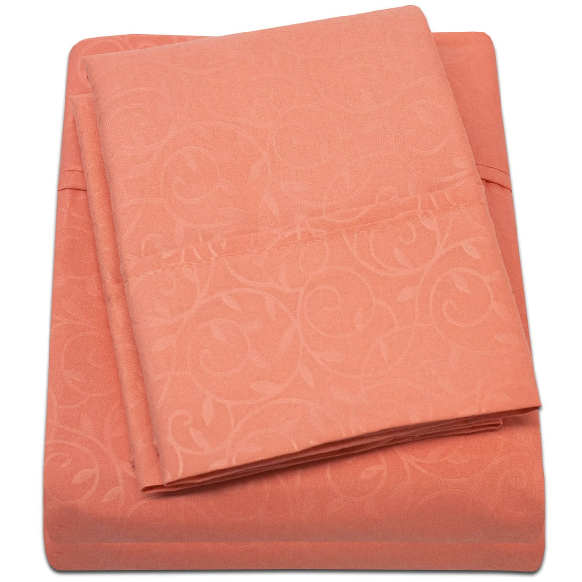 Decor&More 1800 Series Vine Embossed Sheet Set