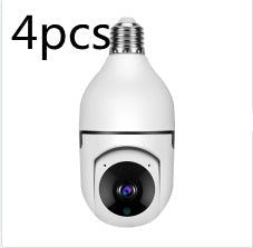 WiFi Bulb Camera 1080P 4X Zoom E27 5G Home Security Monitor