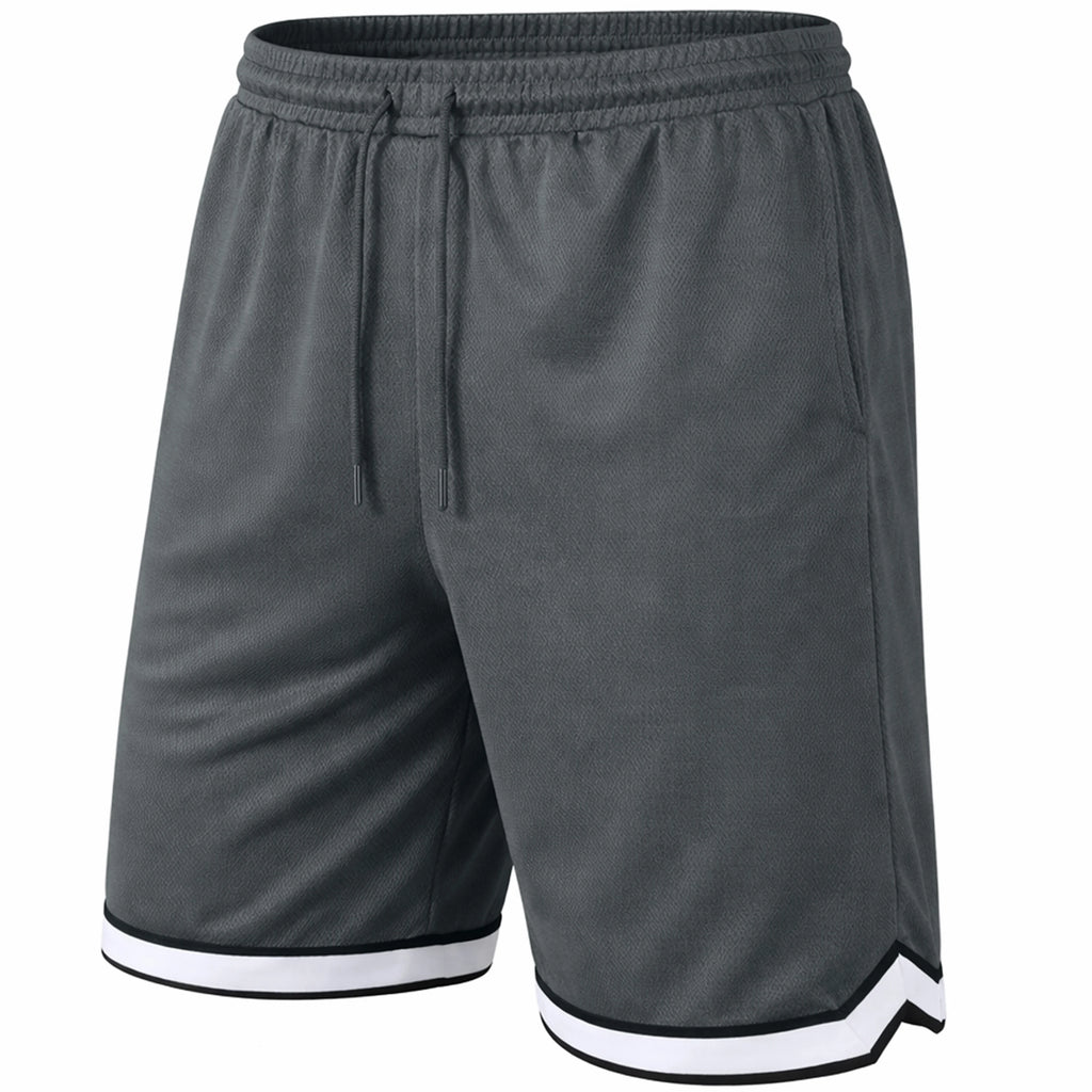 Men's Lightweight Breathable Moisture Wicking Mesh Athletic Shorts with Pockets