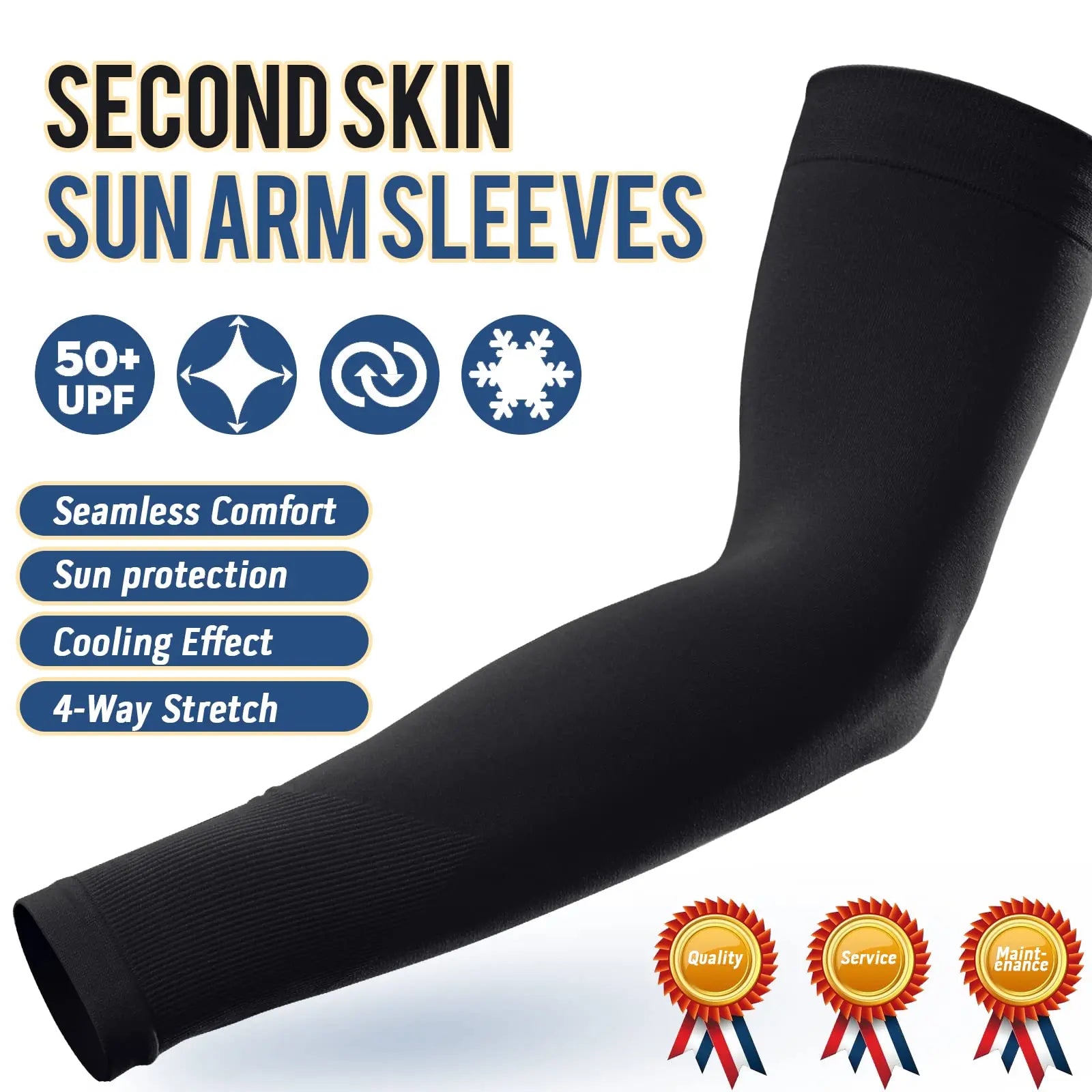 16PCS/8Pairs Summer Arm Sleeves Cooling Sweat-wicking Sleeves to Cover Sports Cycling Volleyball Arm Sleeves