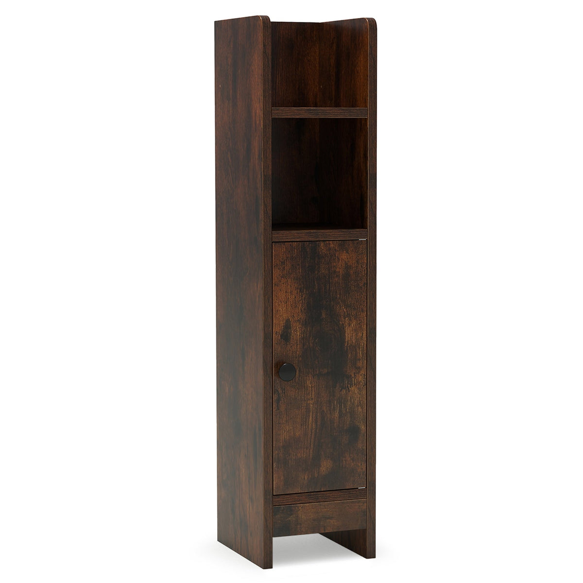 Bathroom Slim Cabinet Corner with Door and Adjustable Shelf