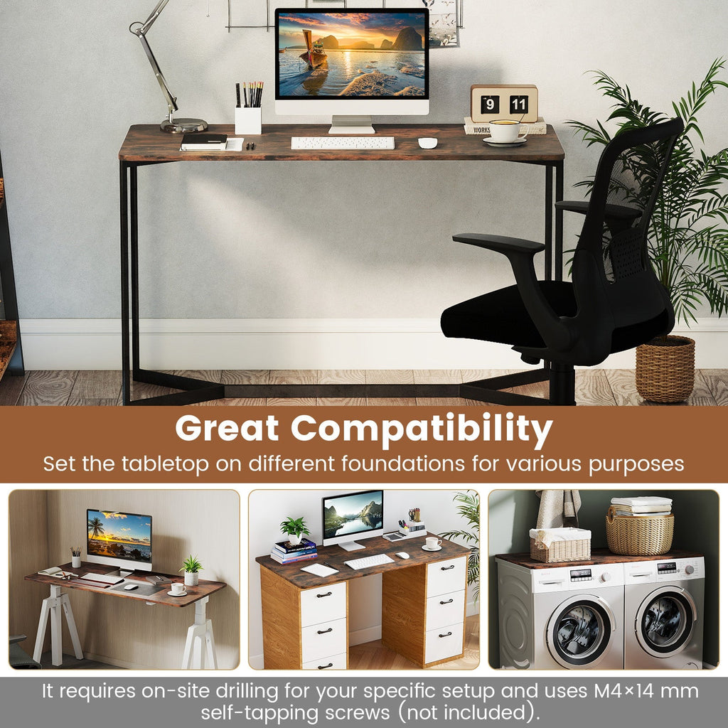 Electric Standing Desk with LED Display and 2 Memory Height Settings