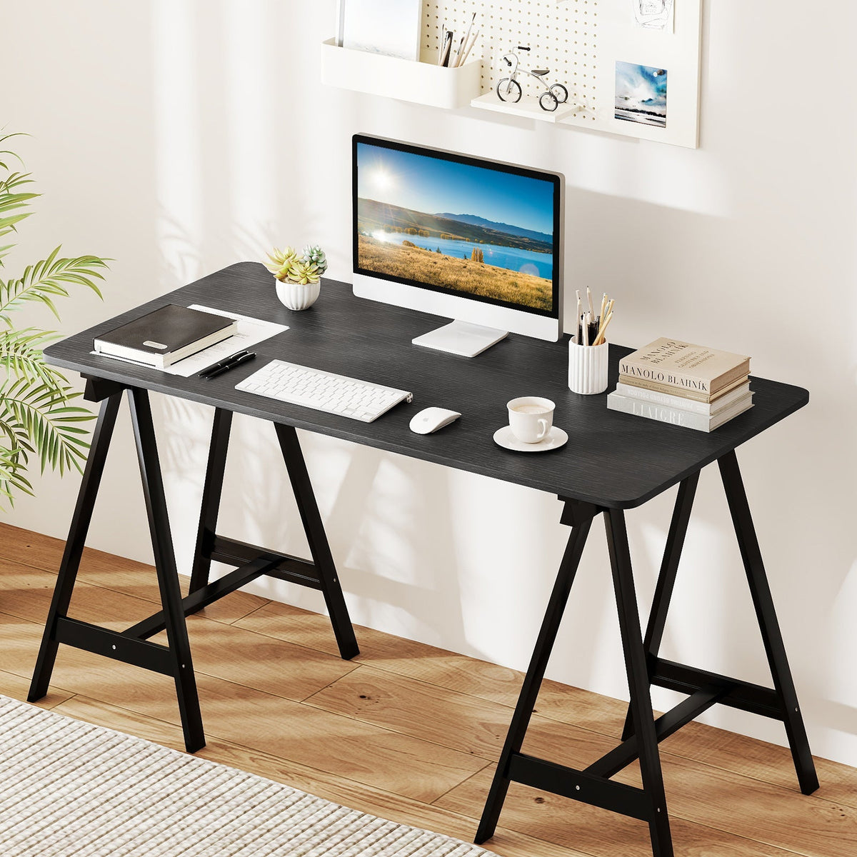 Electric Standing Desk with LED Display and 2 Memory Height Settings