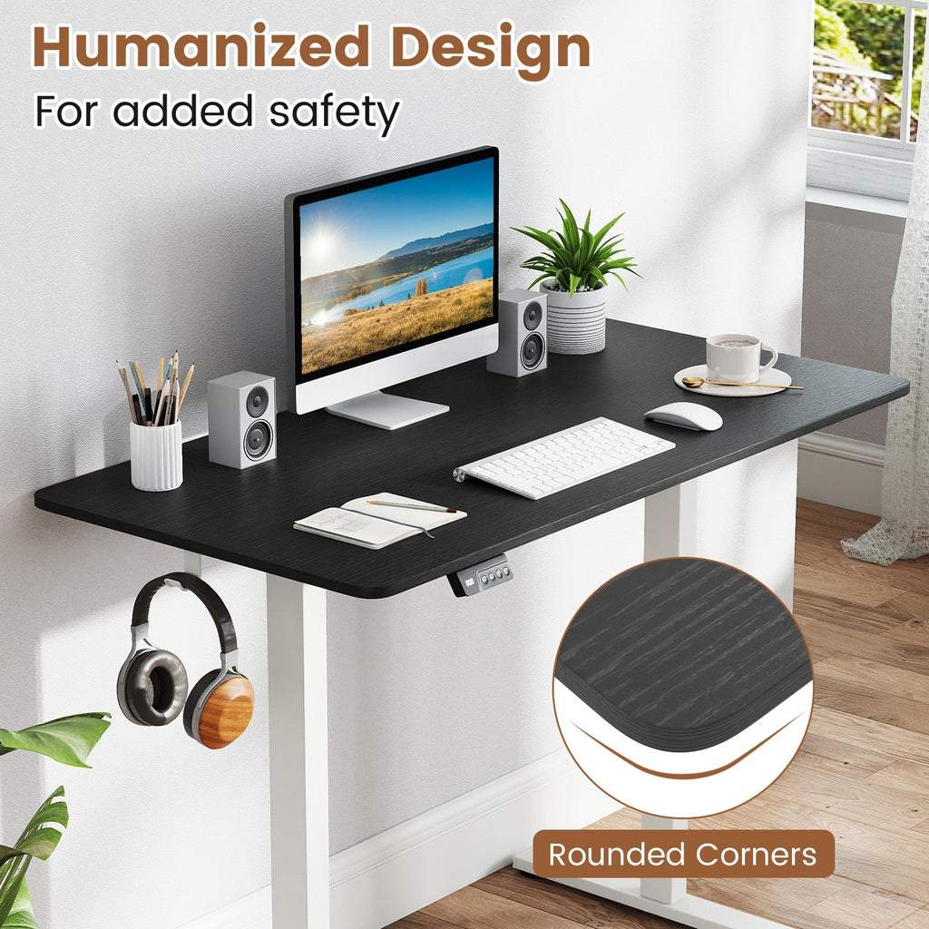 Electric Standing Desk with LED Display and 2 Memory Height Settings