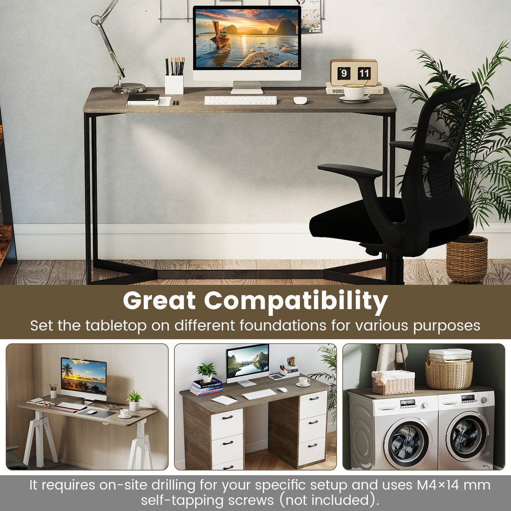 Electric Standing Desk with LED Display and 2 Memory Height Settings