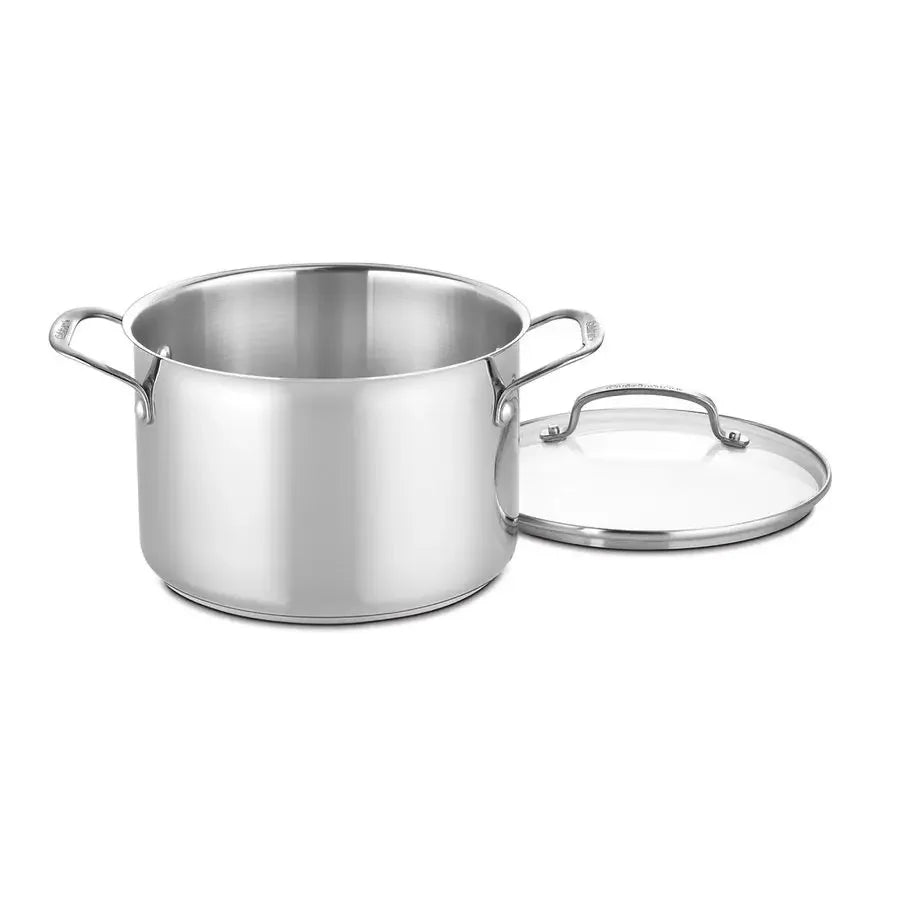 17Piece Stainless Steel c Set, Chefs Classic Steel Collection with Pure Aluminum Core for Quick and Even Heat, Cool Grip