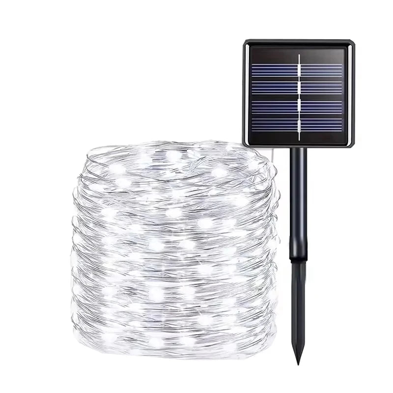 32M 300LED Solar LED String Lights Outdoor Waterproof Festoon Garden Decor Christmas Fairy Garland String Lights