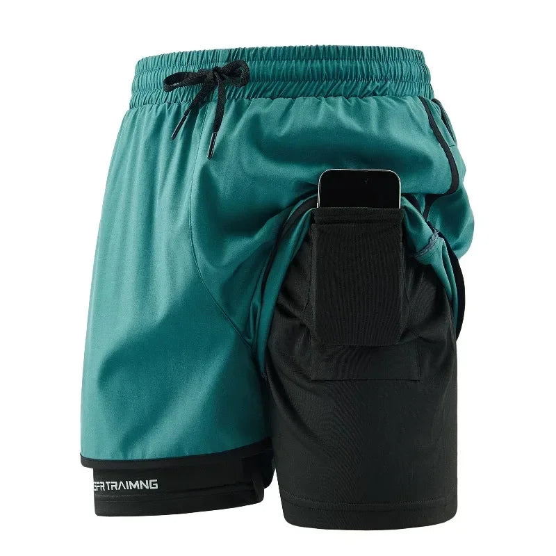 Men's casual shorts, suitable for fitness, training, cycling, cool and breathable, daily wear in summer