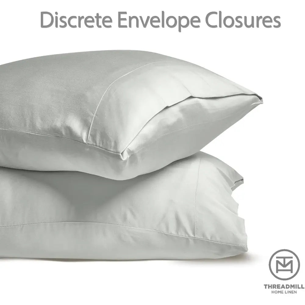 Queen Size Bamboo Sheet Set - 4-Piece Viscose, Light Grey, Silky Soft, Cool & Breathable, 16 Deep Pocket, Moisture Wicking & Cool