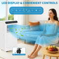 8000 BTU Portable Air Conditioners, 3 in 1 Smart Compact AC Unit, Personal Room Cooler, fan, Dehumidifier, Window Kit, Easy Mobility, for Home & Office up to 350 Sq.Ft.