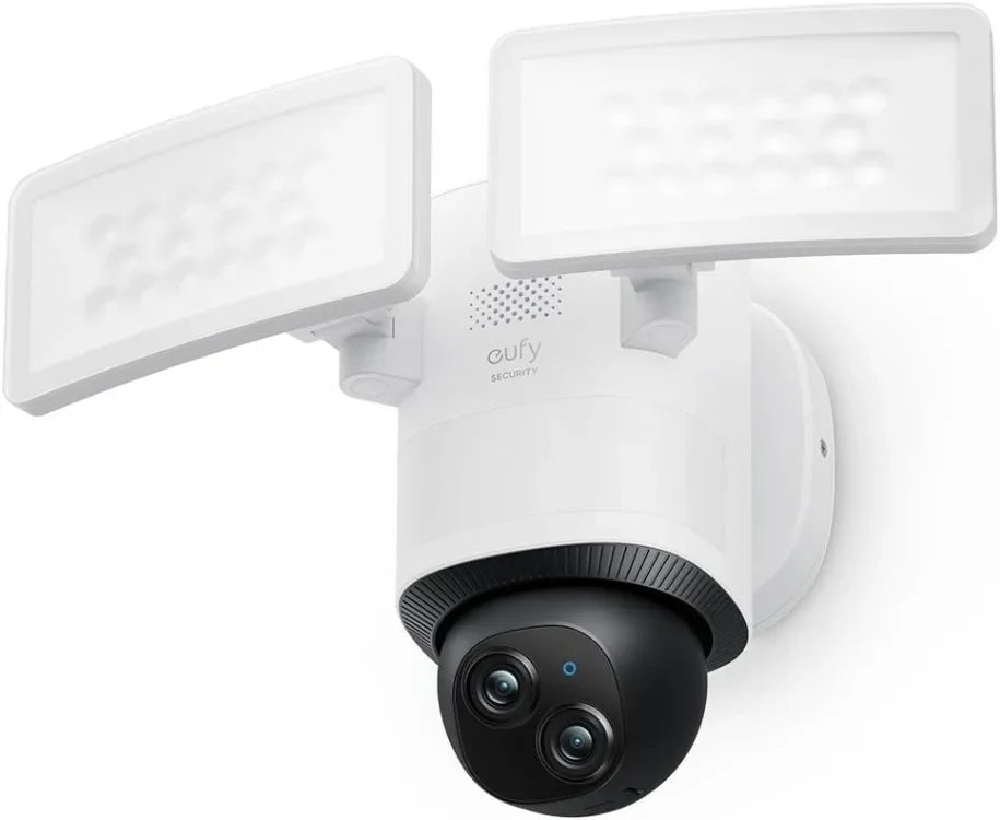 Good Camera Floodlight Camera E340 Wired, Security Camera Outdoor, 360° PTZ, 24/7 Recording, 2.4G/5G Wi-Fi, 2000 LM,Motion Detector