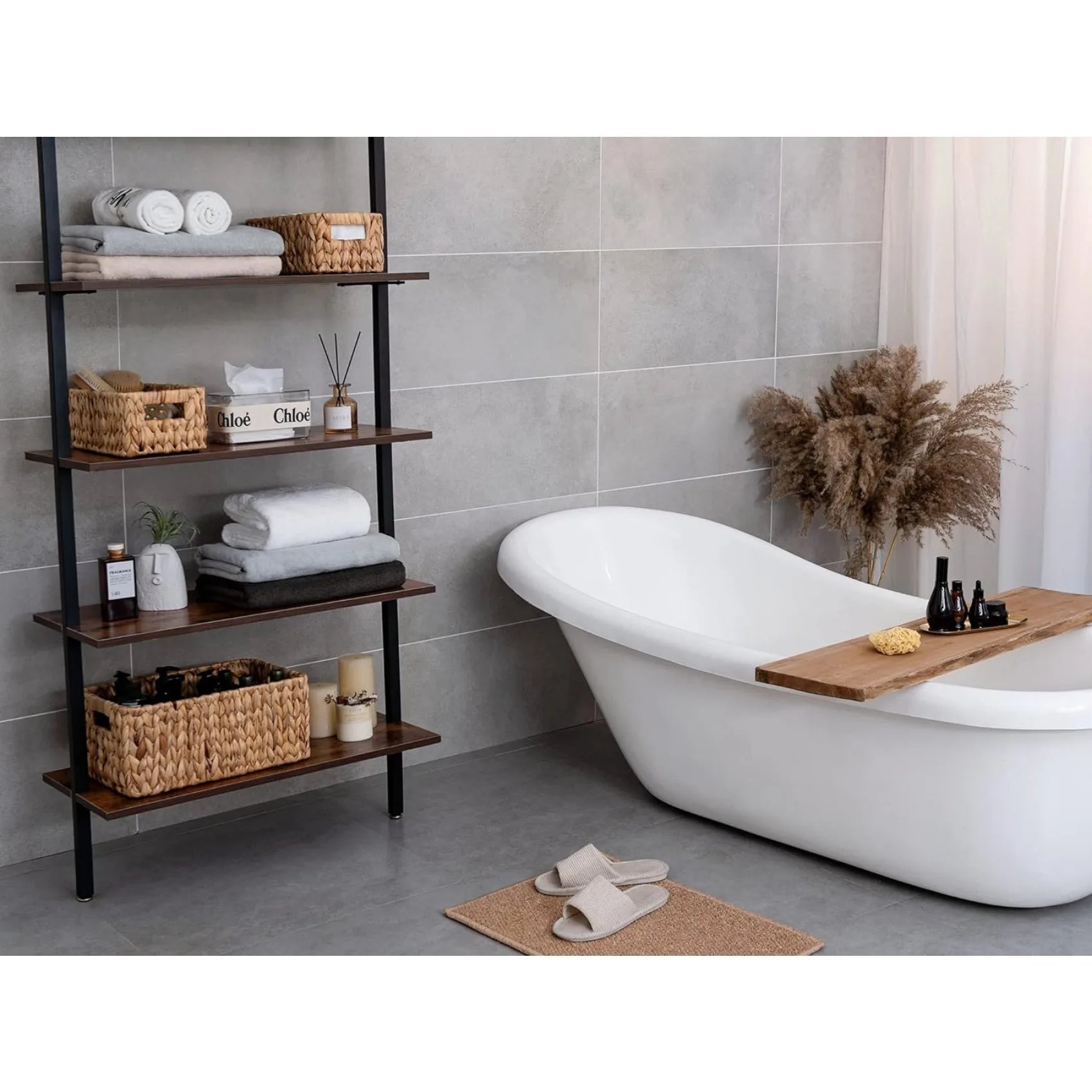 Storage Baskets, Square Wicker Baskets With Built-in Handles, Hand-Woven Baskets For Bedroom, Bathroom, Pantry, Shelves, Shelf Baskets