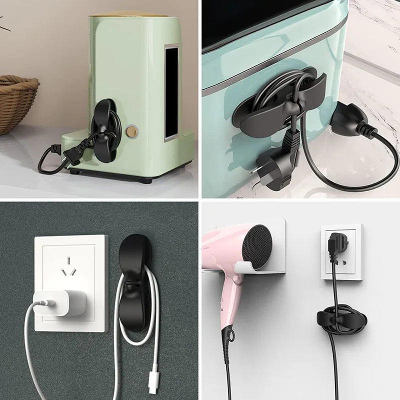 Power Cord Fixed Wire Clamp Cable Organizer Kitchen Mounted Plug Cable Data Cable Organizer Kitchen Appliance Winding 2030