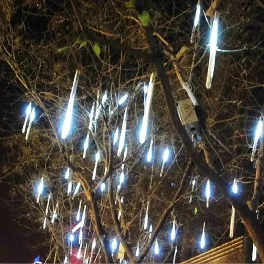 Led Hanging String Lights Meteor Shower