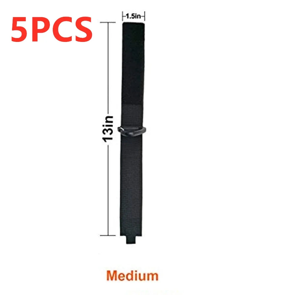 Cord Organizer Holder With Triangle Buckle Wire Manager Power Cord Storage Straps For Cables Hoses Nylon Heavy Duty Device