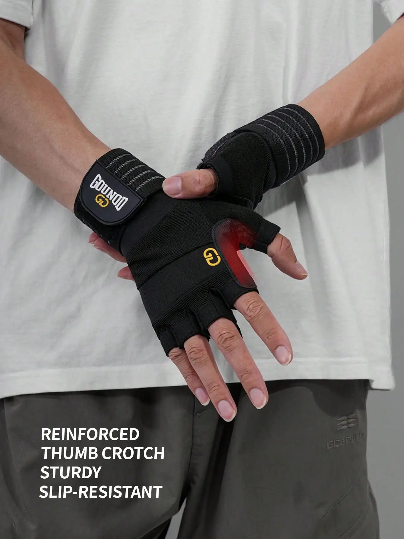 Unisex Weight Lifting Gloves Non Slip Shockproof Palm Protection For Pull Ups Gym Fitness Strength Training Workout Gloves