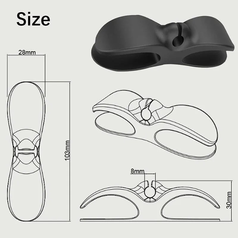 Power Cord Fixed Wire Clamp Cable Organizer Kitchen Mounted Plug Cable Data Cable Organizer Kitchen Appliance Winding 2030