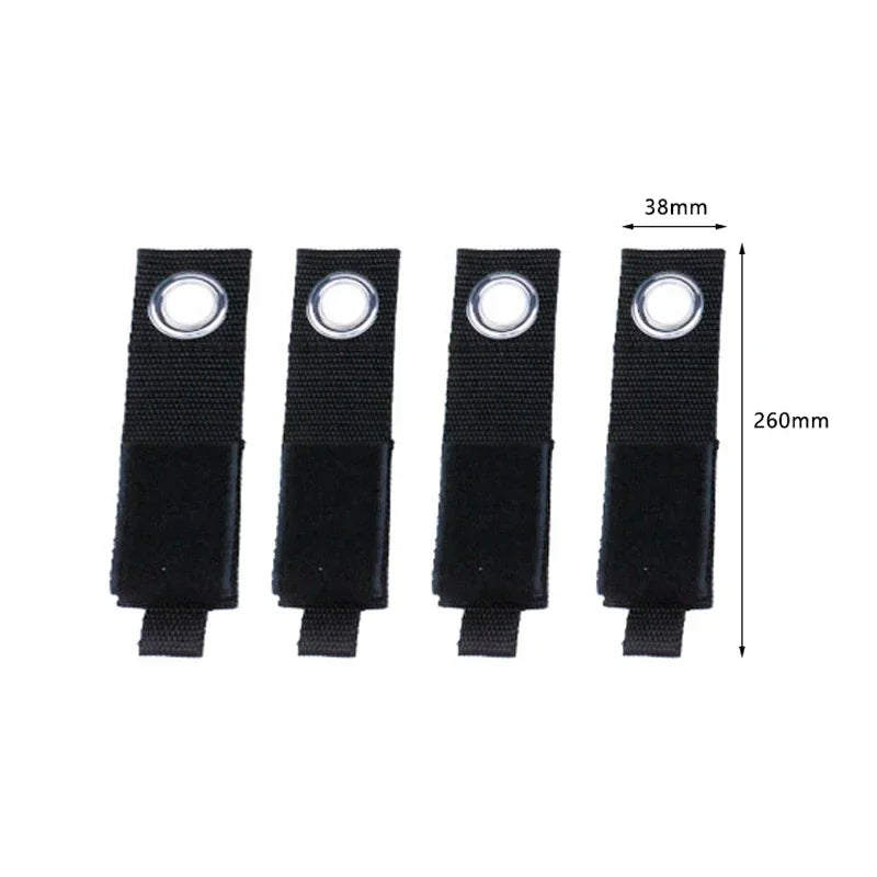 4pcs Heavy-Duty Storage Straps Reusable Extension Cord Organizer Cable Ties Hose Storage Accessory Holder Garage 2030