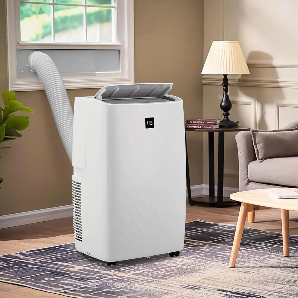 Portable Air Conditioner 12000 BTU, Cooler Dehumidifier Fan with Remote, Window Kit, 24H Timer, 550 Sq. Ft Coverage, White