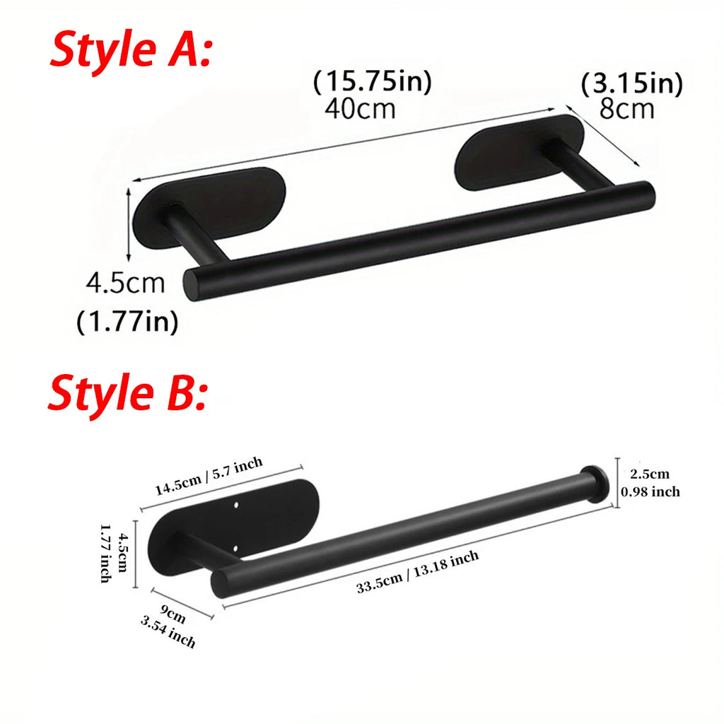 Towel Racks for Bathroom,Adhesive Towel Bar,Hand Towel Holder,Kitchen Towel Holder,No Drill Towel Holder,Bathroom accessories