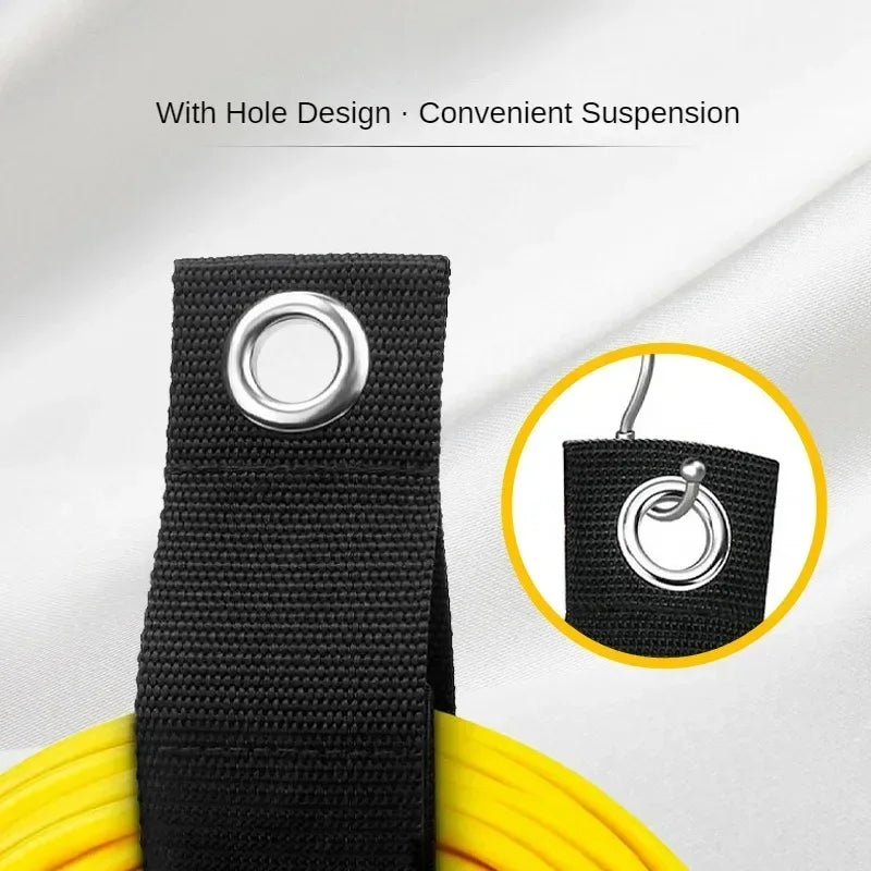 4pcs Heavy-Duty Storage Straps Reusable Extension Cord Organizer Cable Ties Hose Storage Accessory Holder Garage 2030
