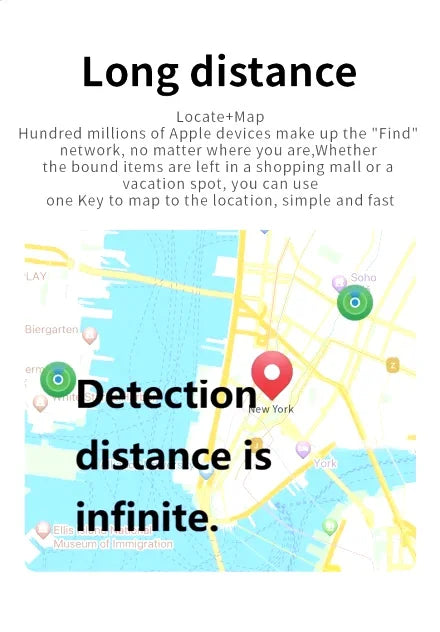 JSPTEC Airtag Bluetooth GPS Trackers IPX 5 Waterproof Sport Tracking Find My Elderly Kids Pets Available Mini Finders For IOS