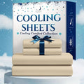 4pcs/6pcs Bamboo Cooling Sheet Set -Breathable And Comfortable - Fit for Hot Sleepers