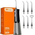 Water Dental Flosser for Teeth, Cordless Water Teeth Cleaner Picks, 3 Modes 5 Intensities, IPX7 Waterproof, Rechargeable Water