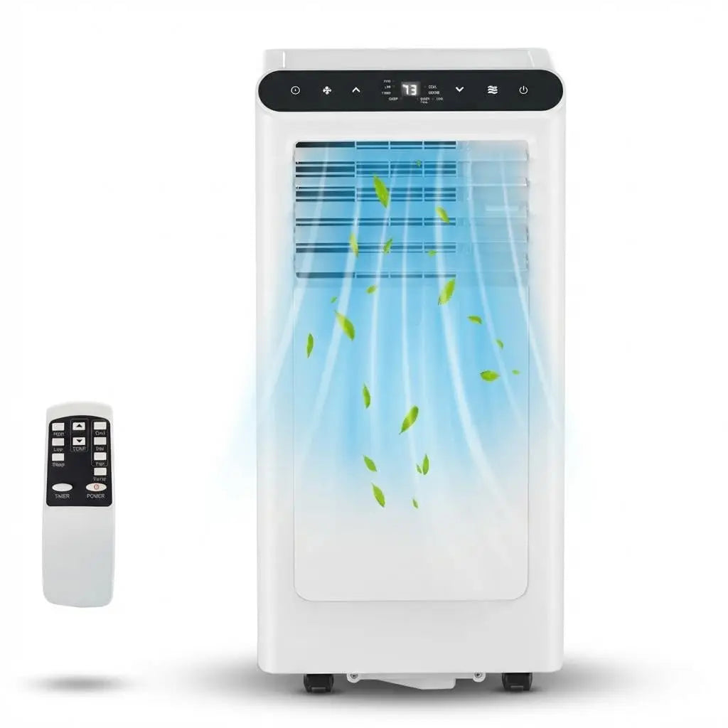 8000 BTU Portable Air Conditioners, 3 in 1 Smart Compact AC Unit, Personal Room Cooler, fan, Dehumidifier, Window Kit, Easy Mobility, for Home & Office up to 350 Sq.Ft.
