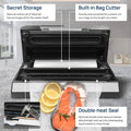 Hot Sale,Liquid Vacuum Sealer Machine, 90Kpa, LED Indicator Light, Handle Locked Design, Built-in Cutter And Bag Storage