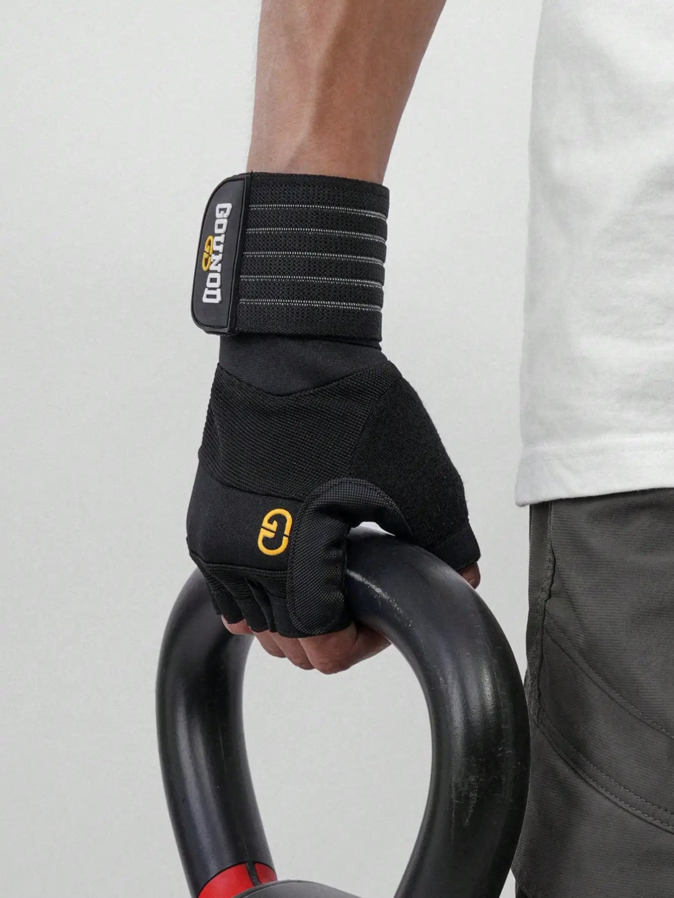 Unisex Weight Lifting Gloves Non Slip Shockproof Palm Protection For Pull Ups Gym Fitness Strength Training Workout Gloves
