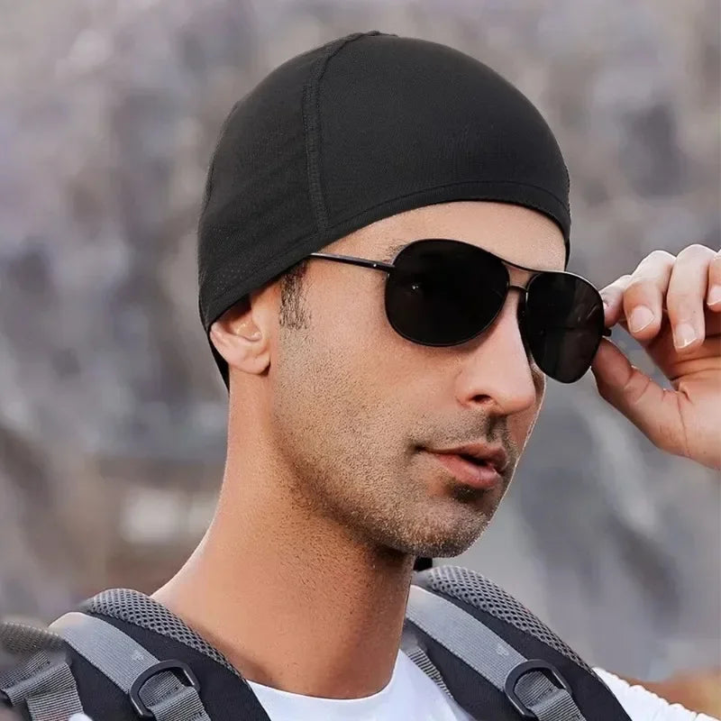 1/5pcs Motorcycle Helmet Inner Cap Hat Quick Dry Breathable Hat Racing Cap Under Helmet Beanie Cap Motocross Motor Helmet Hat