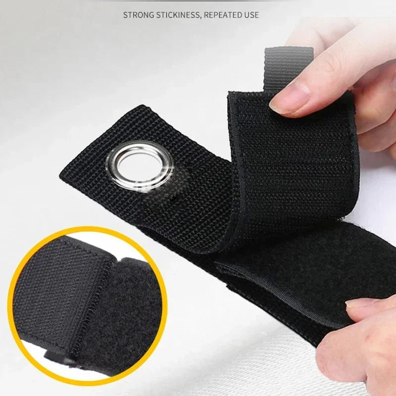 4pcs Heavy-Duty Storage Straps Reusable Extension Cord Organizer Cable Ties Hose Storage Accessory Holder Garage 2030