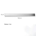 Stainless Steel Magnetic Knife Strip, Wall Mounted Knife Holder Rack, 30/40/50cm Kitchen Storage Accessory