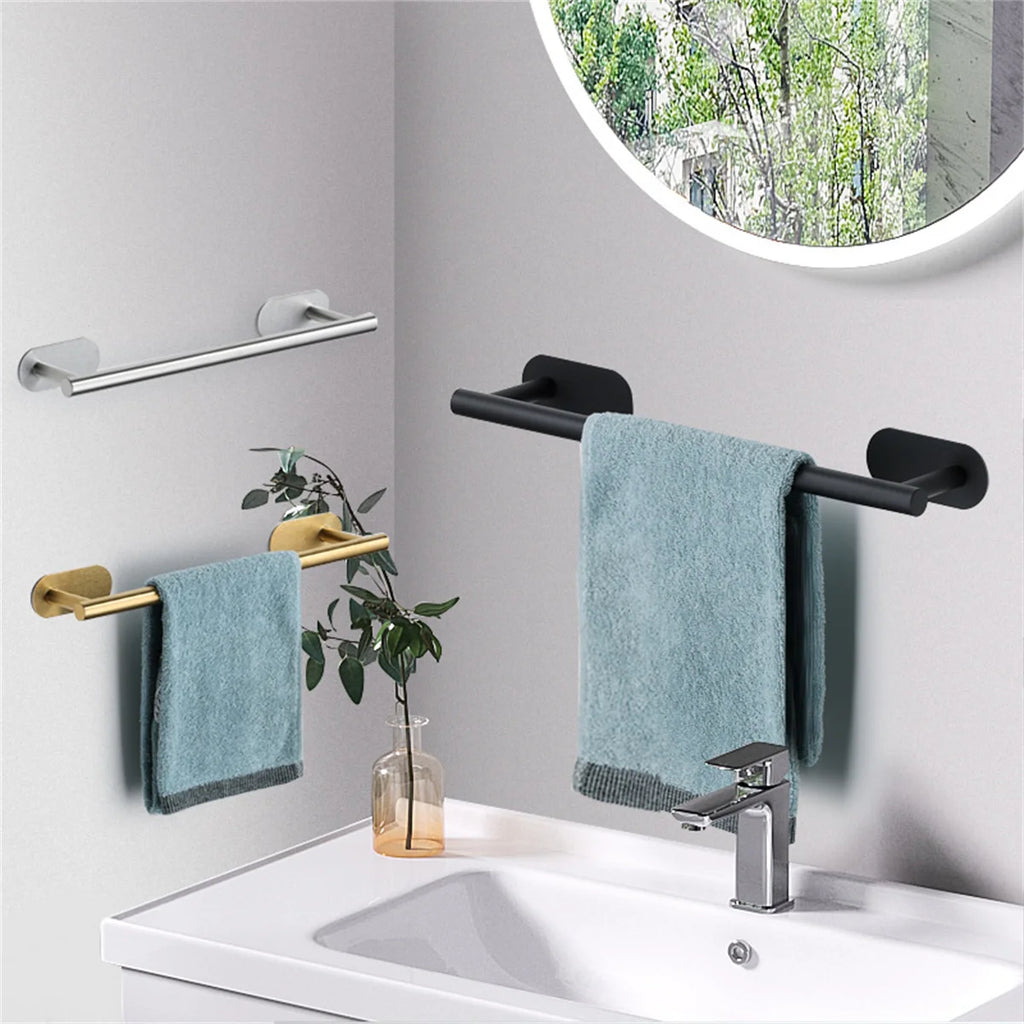 Towel Racks for Bathroom,Adhesive Towel Bar,Hand Towel Holder,Kitchen Towel Holder,No Drill Towel Holder,Bathroom accessories