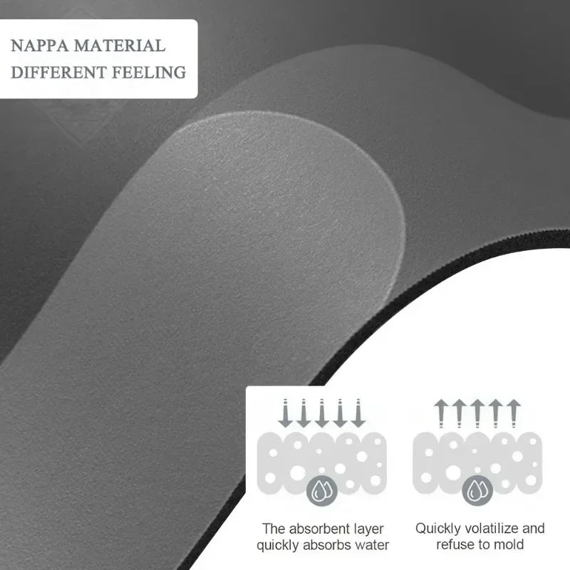 Diatomaceous Earth Bath Mat Super Absorbent Non Slip Fast Drying Soft Floor Mat for Shower Laundry Bedroom Kitchen RV Bathroom