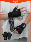 Unisex Weight Lifting Gloves Non Slip Shockproof Palm Protection For Pull Ups Gym Fitness Strength Training Workout Gloves