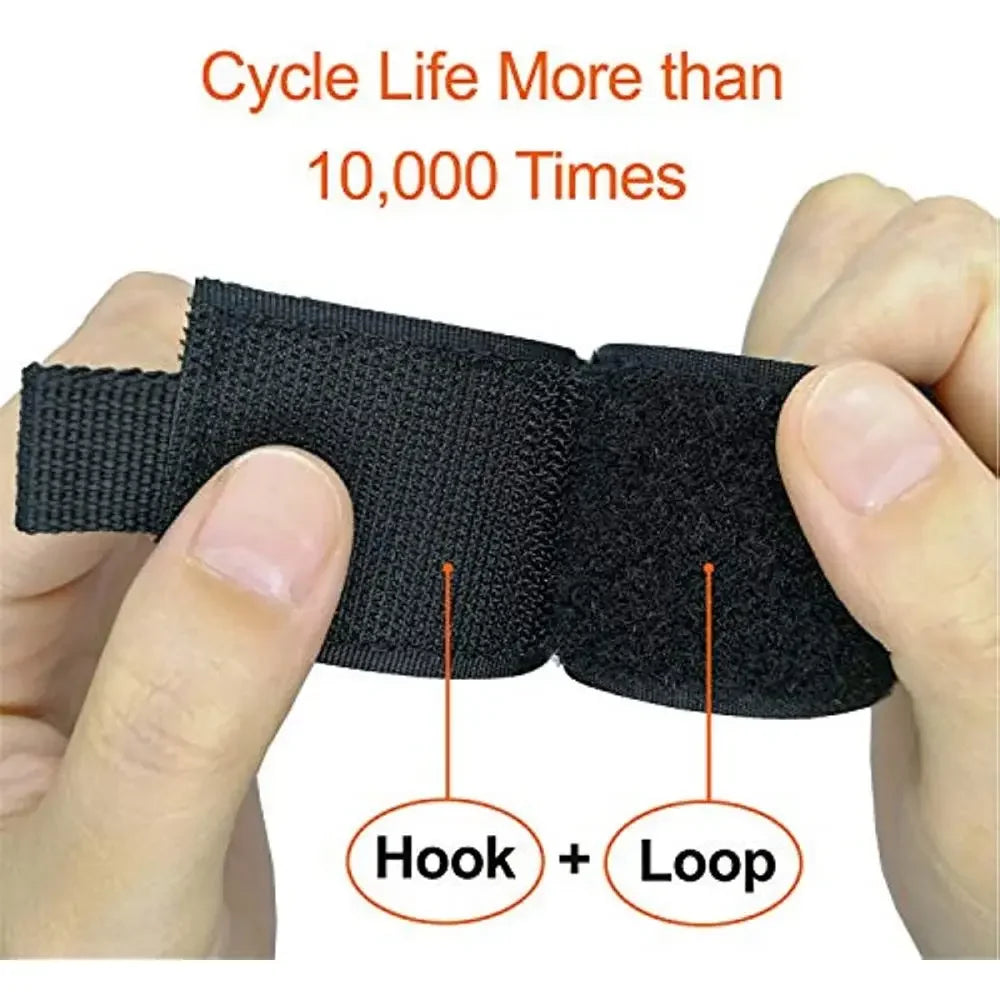 Cord Organizer Holder With Triangle Buckle Wire Manager Power Cord Storage Straps For Cables Hoses Nylon Heavy Duty Device