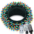 Christmas Lights Outdoor, 197 FT 580 LED Christmas Decorations Lights/Waterproof String Fairy Lights Plug in with 8 Modes and Timer Lights for Door/Yard/Party/Christmas Decor