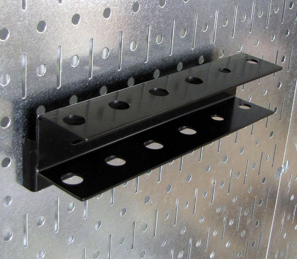 4 ft Metal Pegboard Basic Tool Organizer Kit - Metallic Toolboard & Hooks