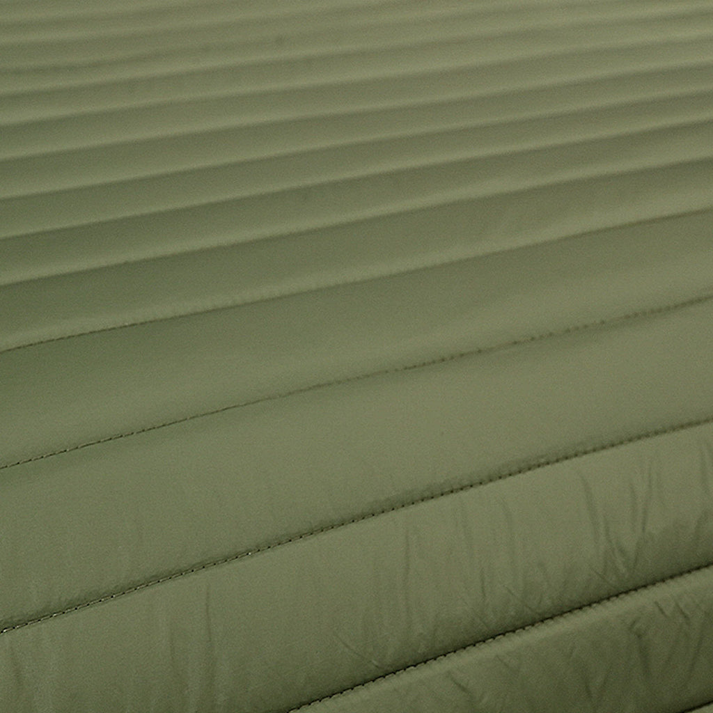Puffer Quilted Comforter Set with Channel Quilting - Green or Navy