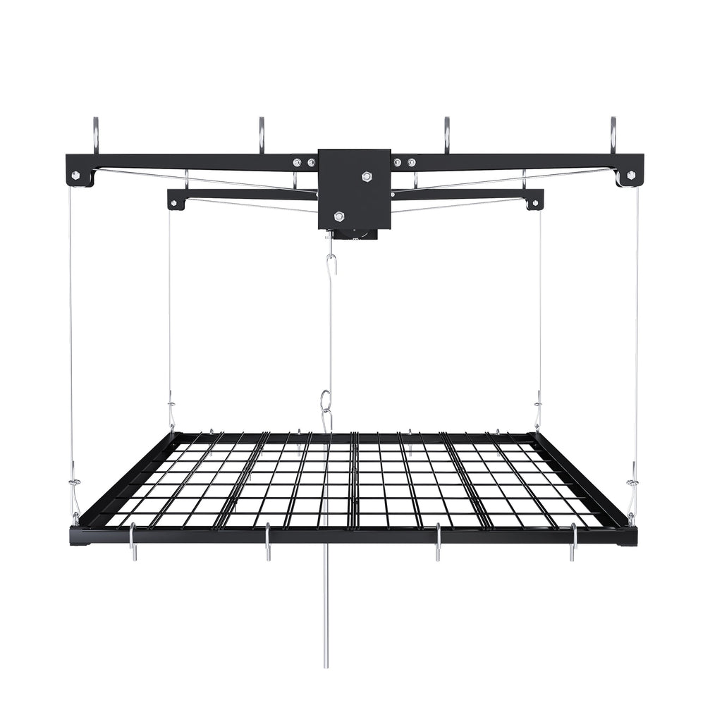 Overhead Garage Storage Rack 4x4 FT for High Ceilings