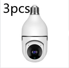 WiFi Bulb Camera 1080P 4X Zoom E27 5G Home Security Monitor
