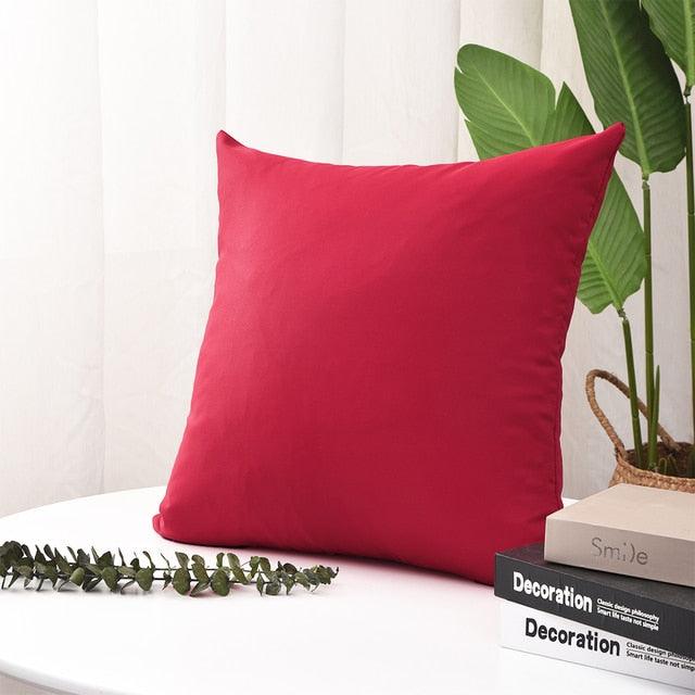 Waterproof Throw Pillow Covers Solid Nordic Cushion Cover Decorative Outdoor Solid Throw Pillow Covers Linen Garden Farmhouse Cushion Cases Home Decor Pillow Case For Couch Bed Balcony